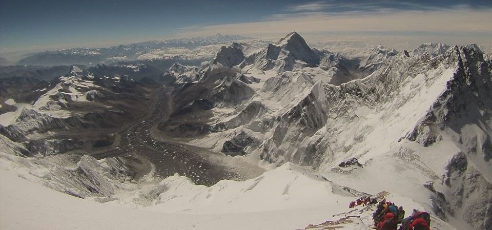 Mount Makalu from Mount Everest