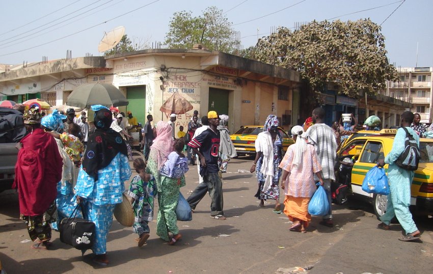 Russel Street in Banjul
