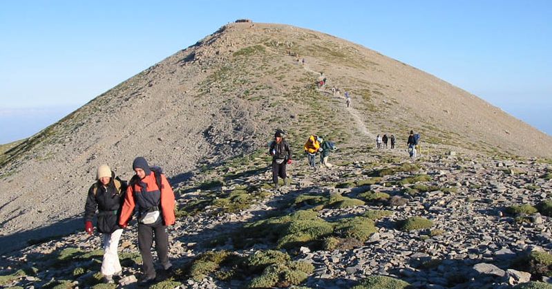 Summit of Mount Ida / Psiloritis on the Greek Island of Crete