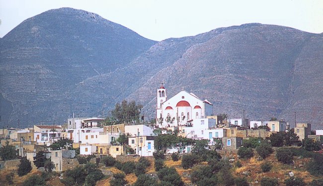 Orno Mountains near Mokhlos on Greek Island of Crete