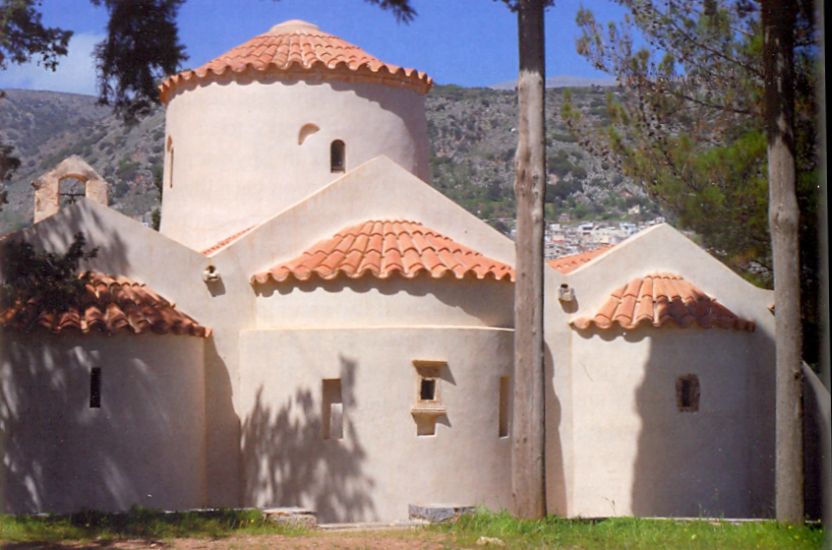 Panaghia Kera Church on Greek Island of Crete