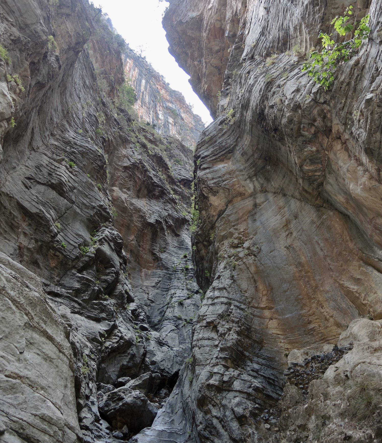 Samaria Gorge on Greek Island of Crete