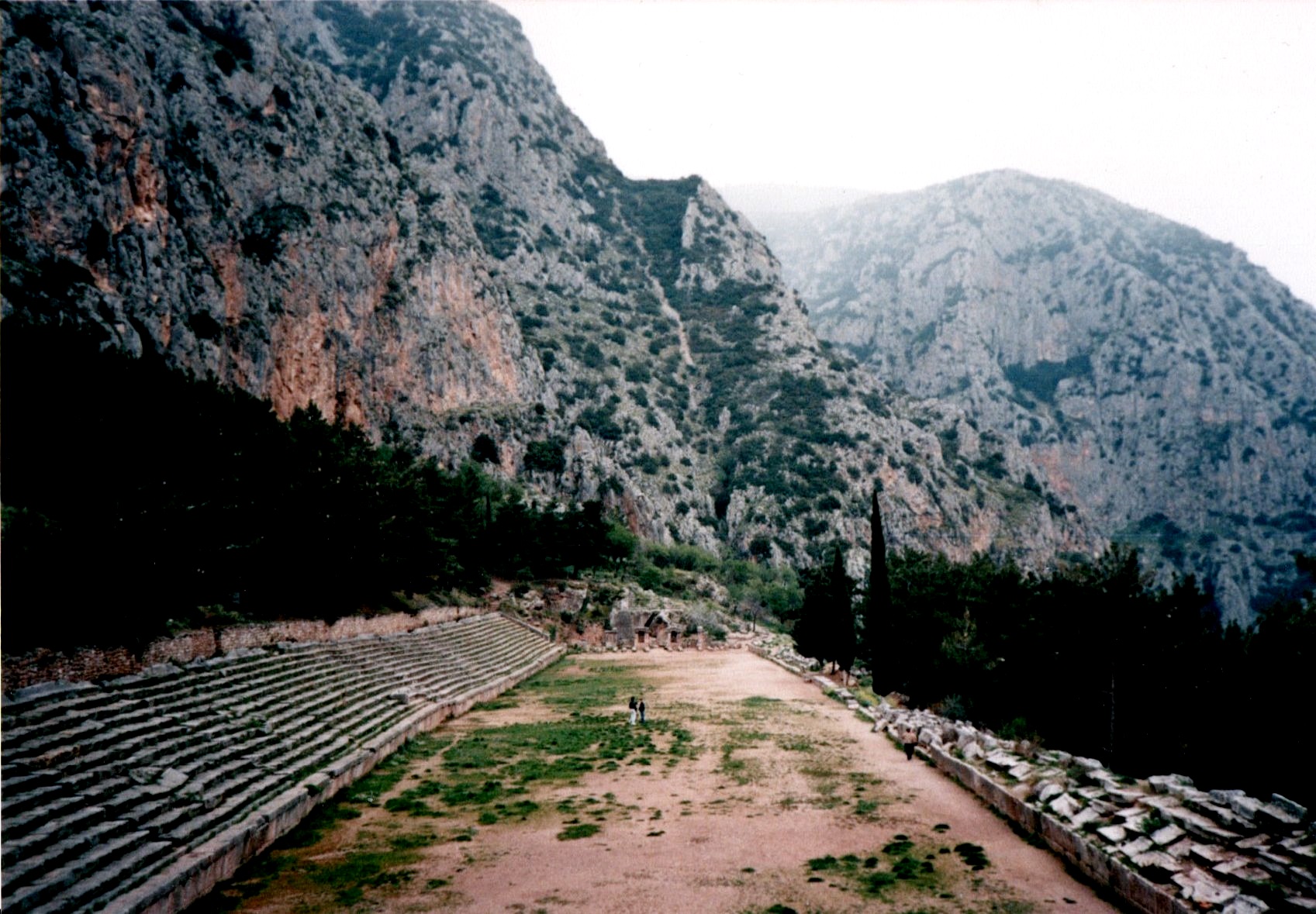 The Theatre at Delphi in Greece