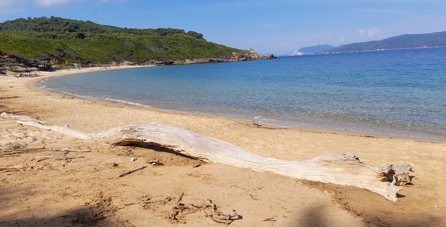 Beach on Skiathos Island in the Sporades Islands of Greece