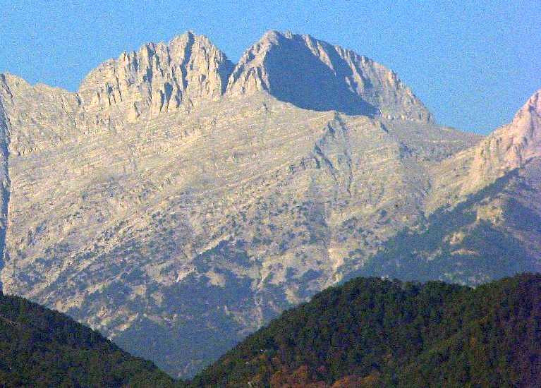 Mitikas ( Mytikas ) - the highest peak on Mount Olympus