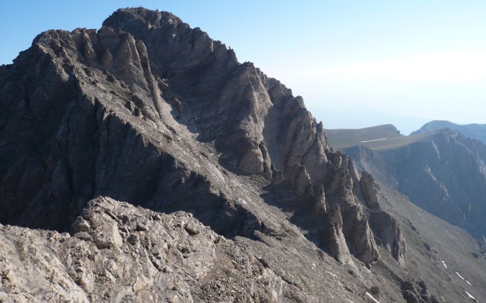 Mitikas ( Mytikas ) - the highest peak on Mount Olympus