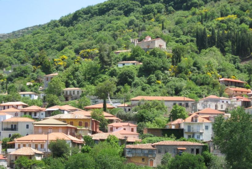 Andritsena Village in the Peloponnese of Greece