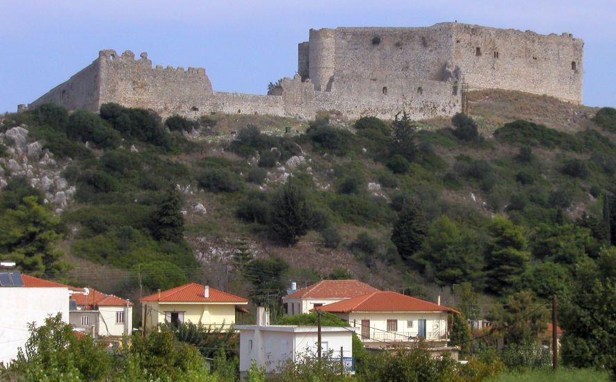 Chlemoutsi Castle on the Peloponnese