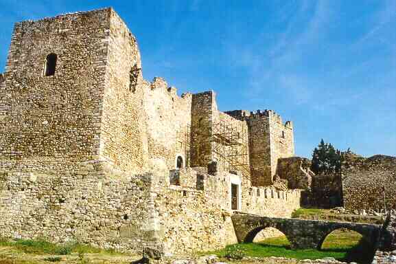 Castle at Patras on the Peloponnese