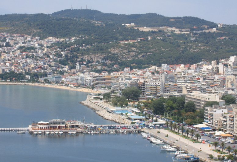City of Kavala in NE Greece