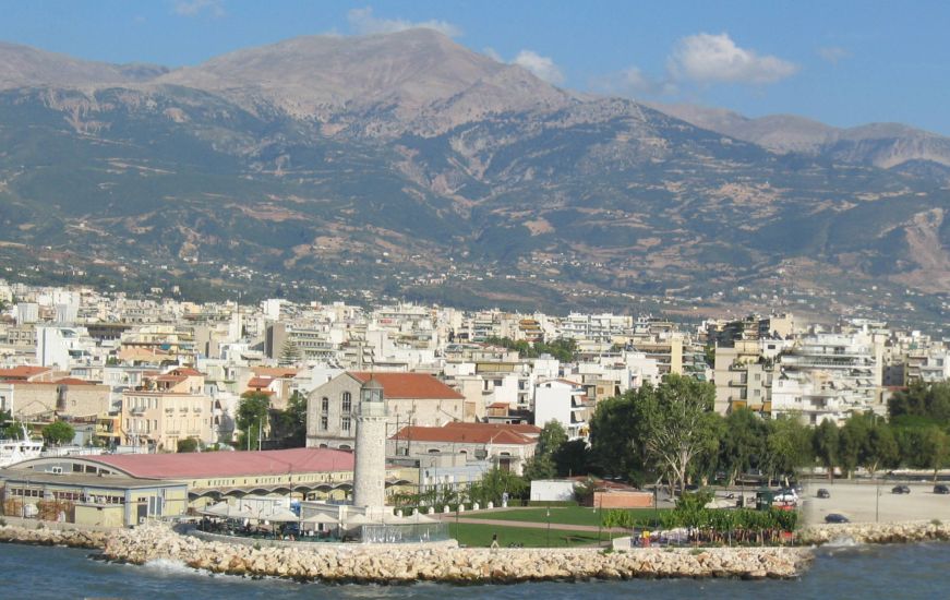 Seafront at Patras on the Peloponnese
