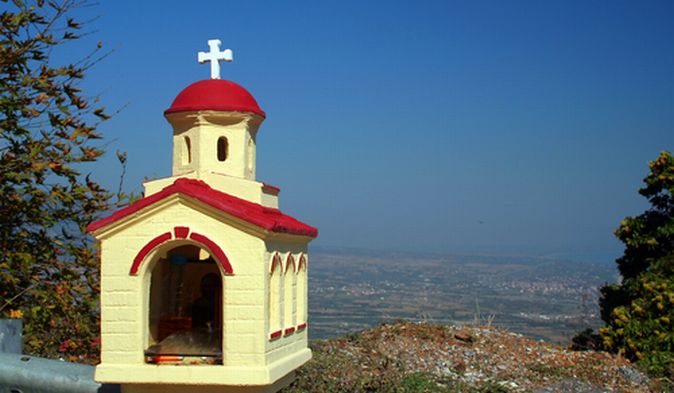 Roadside Shrine ( kandylakia ) - Miniature Church - in Greece