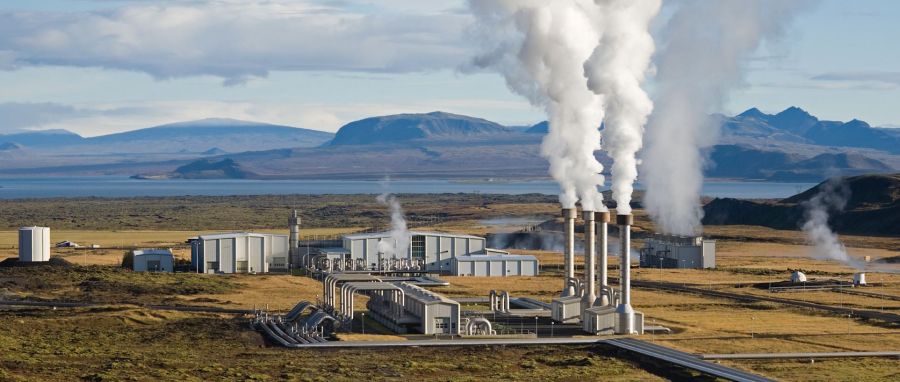 Nesjavellir Geo-thermal power station in Iceland