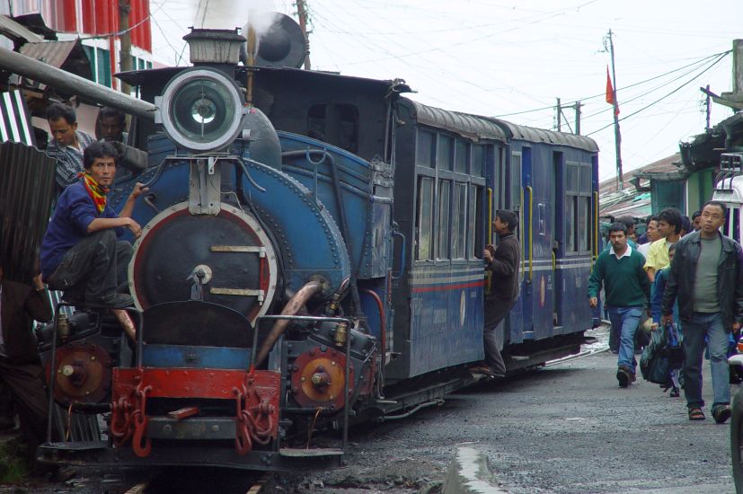 Himalayan Railway at Darjeeling in North East India