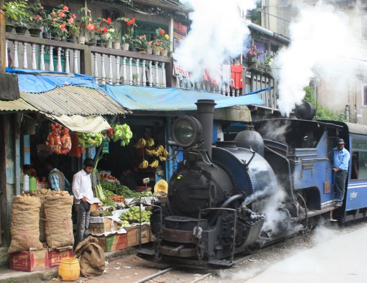 Darjeeling Himalayan Railway in North East India