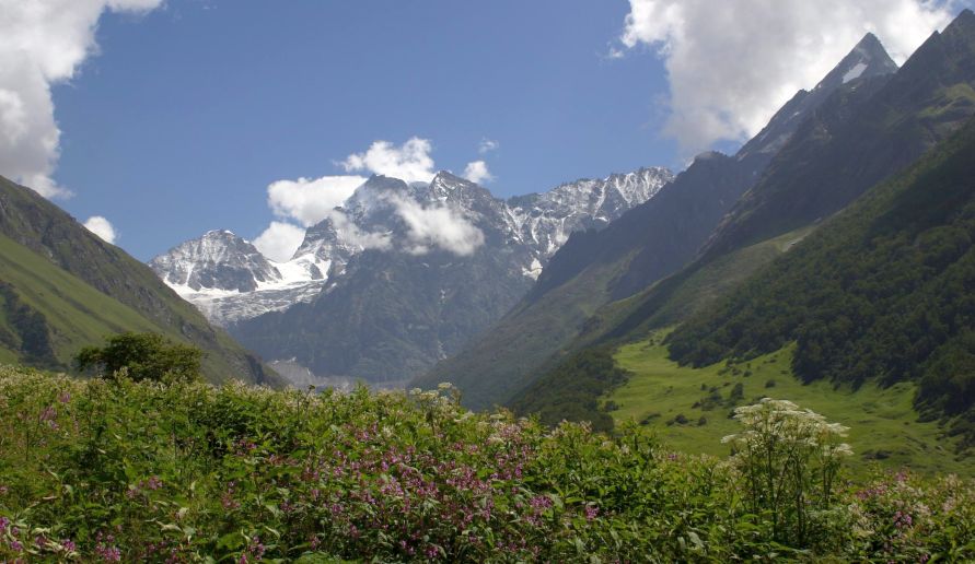 Himalayan Peaks above the Valley of Flowers