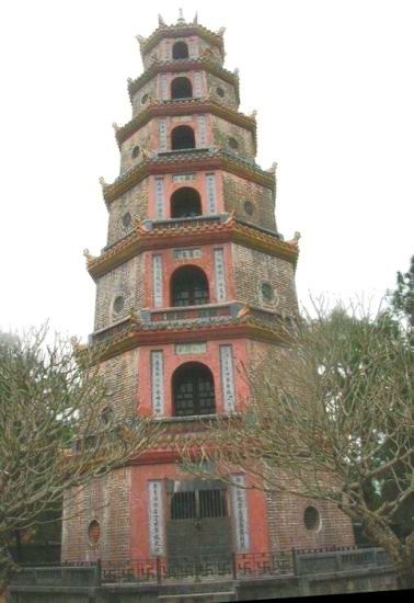 Thien Mu Pagoda on the Perfume River ( Song Huong ) at Hue