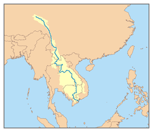 Course of the Mekong River