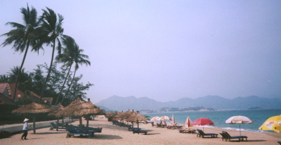 Beach at Nha Trang on the Vietnam Riviera