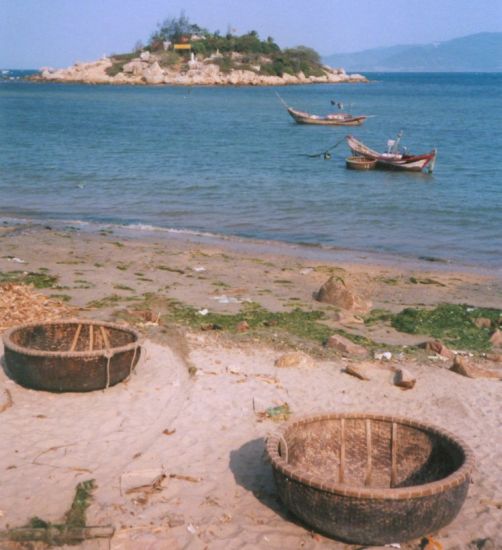 Coracles and Islet off Nha Trang