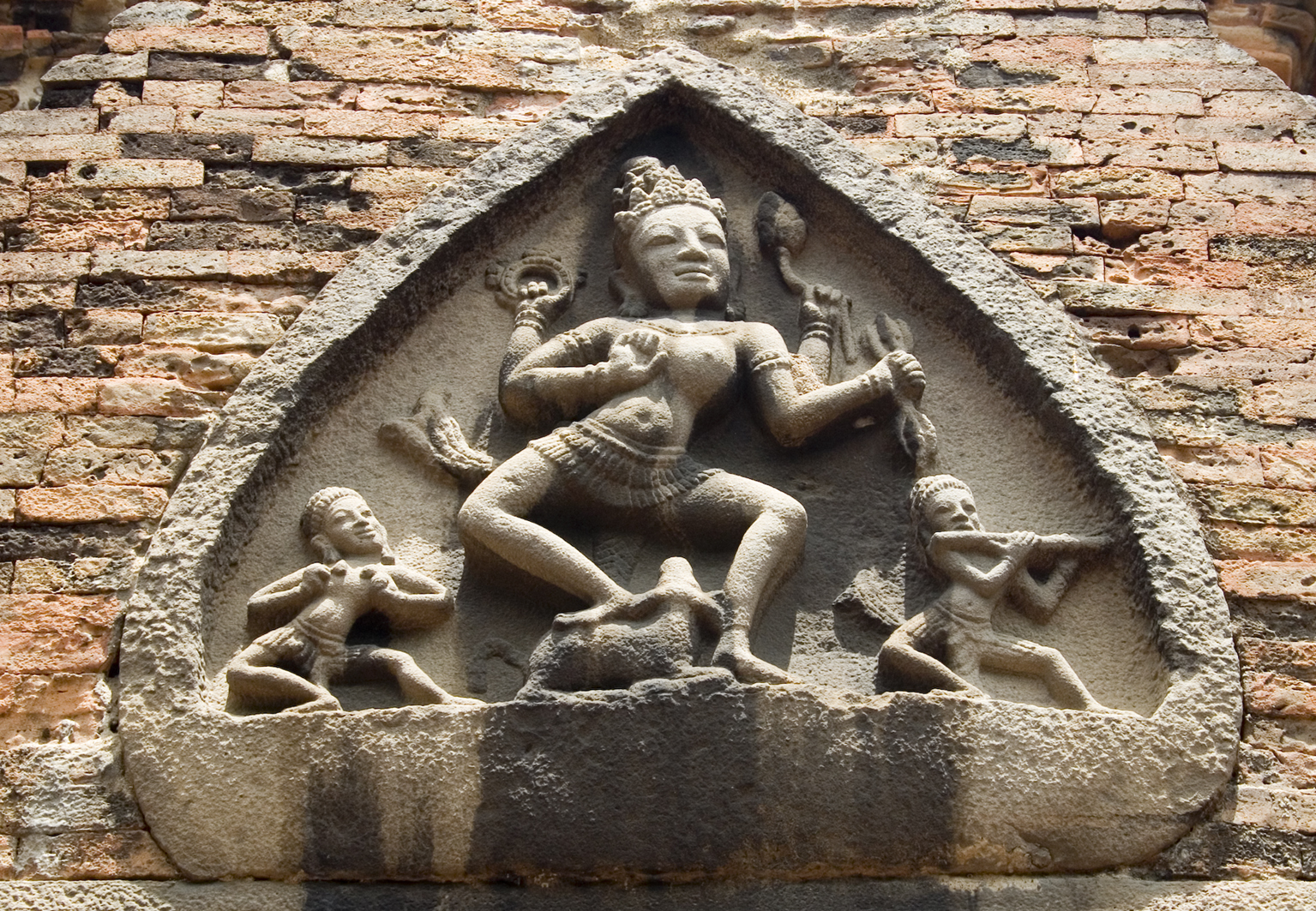 Durga Carving on Po Nagar Cham Towers at Nha Trang