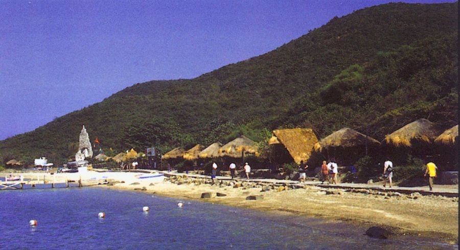 Beach and Resort on Tam Island off Nha Trang