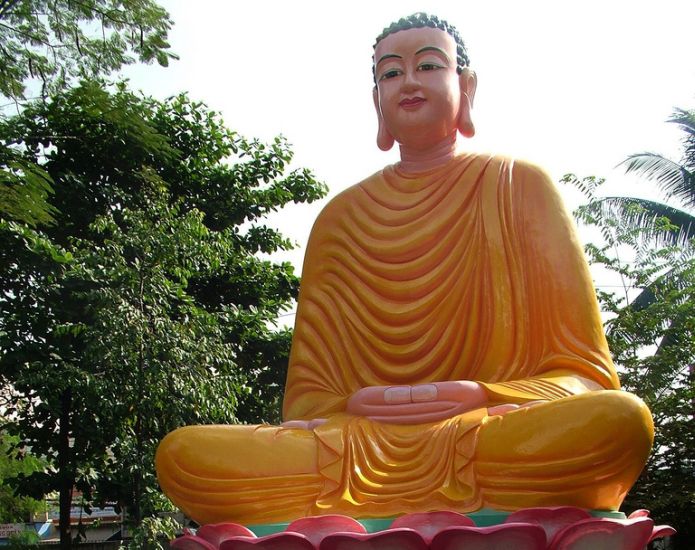 Buddha Statue at Giac Lam Pagoda in Saigon ( Ho Chi Minh City )