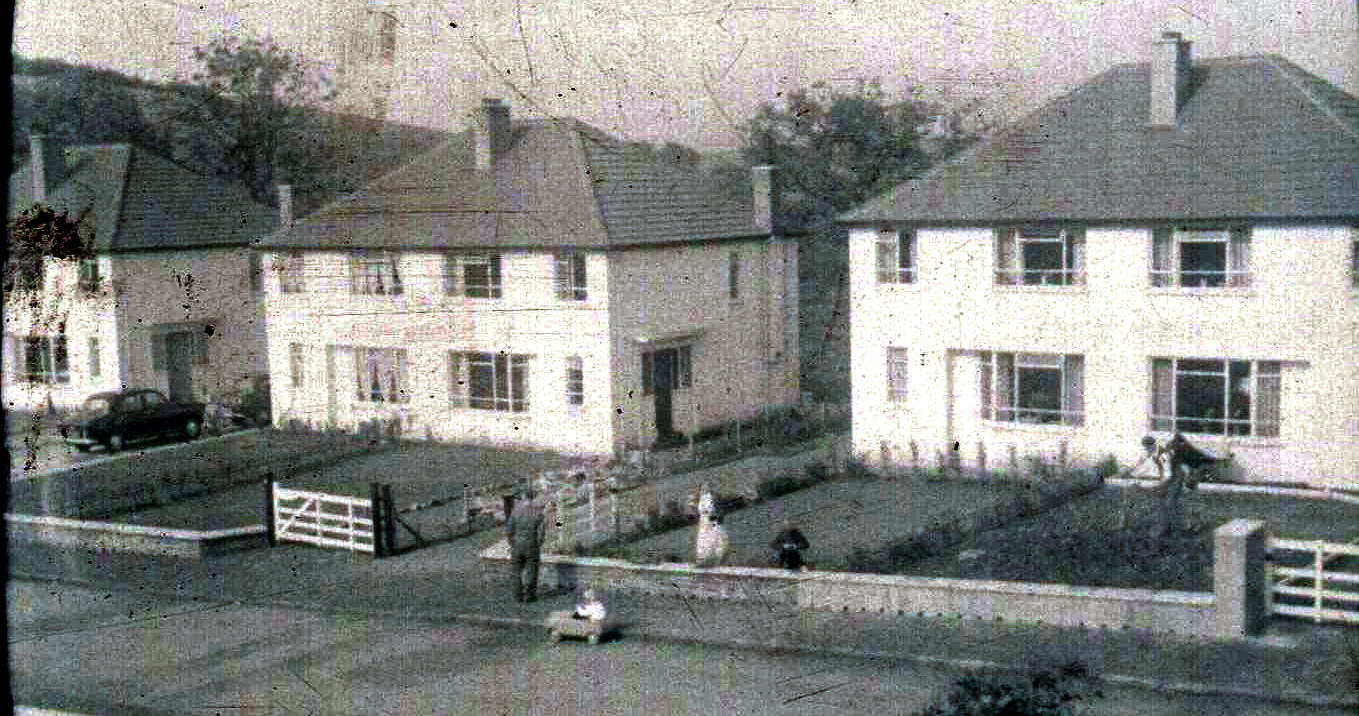 Semi-detached villas in North Grange Road in 1956