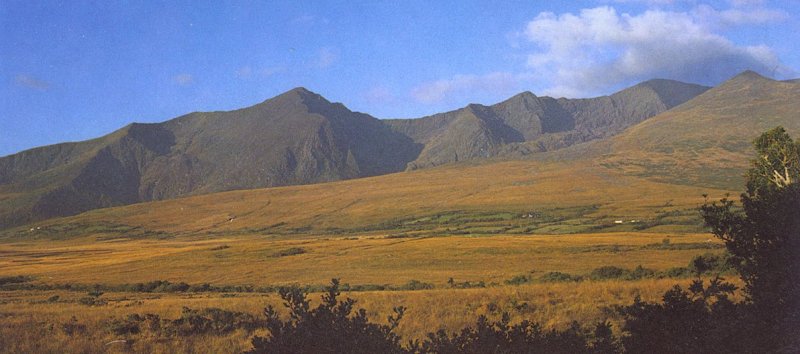 Brandon Mountain on Dingle Peninsula in Southwestern Ireland