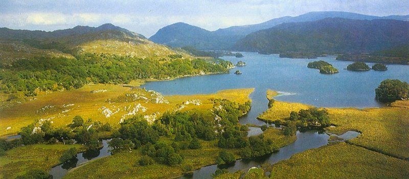Killarney Lakes in County Kerry in Southwest Ireland