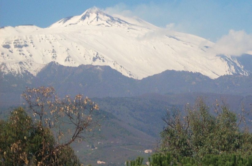 Mount Etna on Sicily in Italy