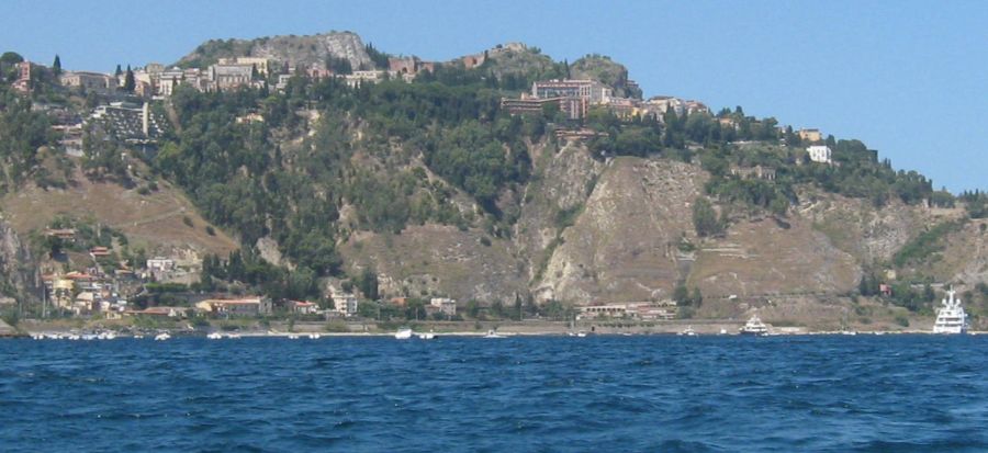 Taormina on Sicily in Italy