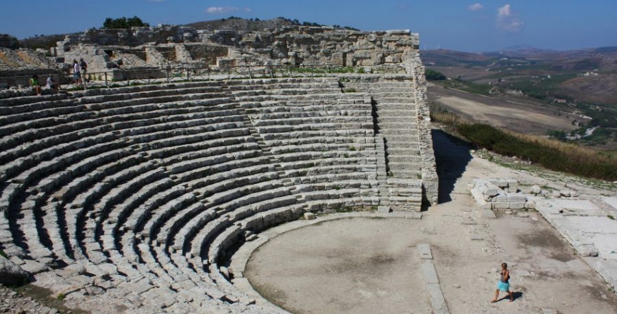 Amphitheatre at Segesta on Sicily