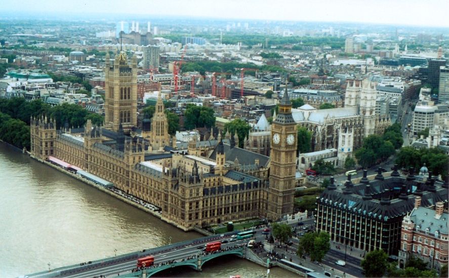 The Houses of Parliament, Big Ben and Westminster Bridge