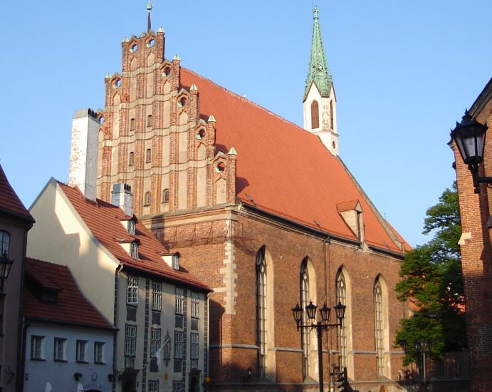 St. John's Church in Old City of Riga