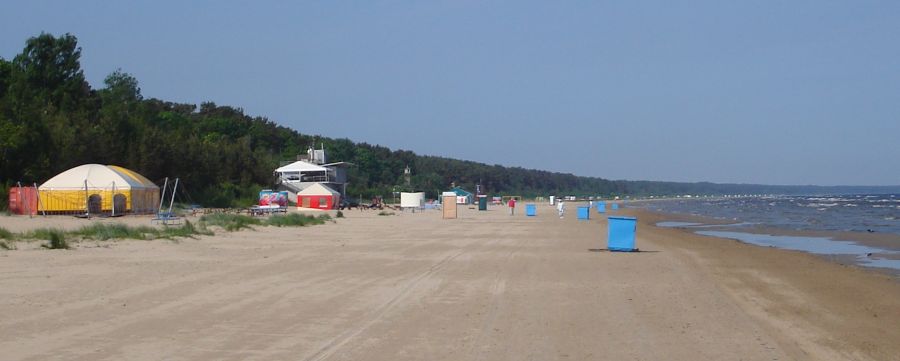 Jurmala Beach on the Gulf of Riga