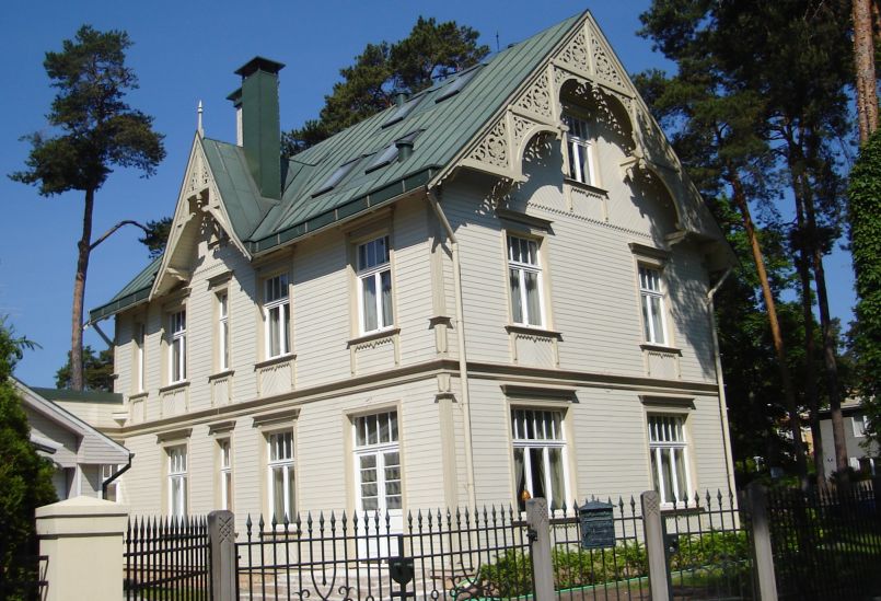 Art Nouveau style House at Jurmala