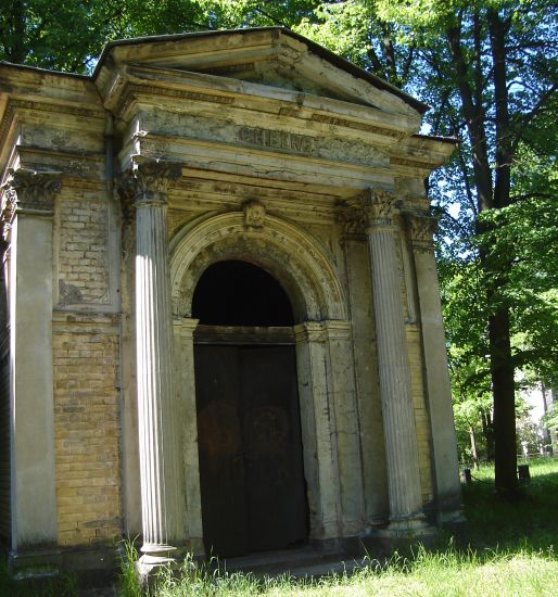 Mausoleum in the Great Cemetery on the North Side of Riga