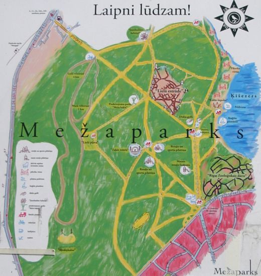 Map of Mezaparks