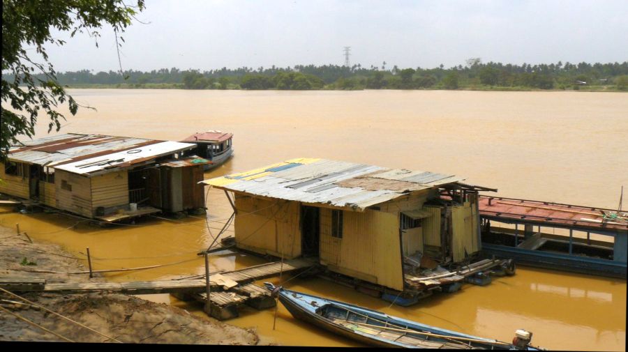 House Boats on Kelantan River