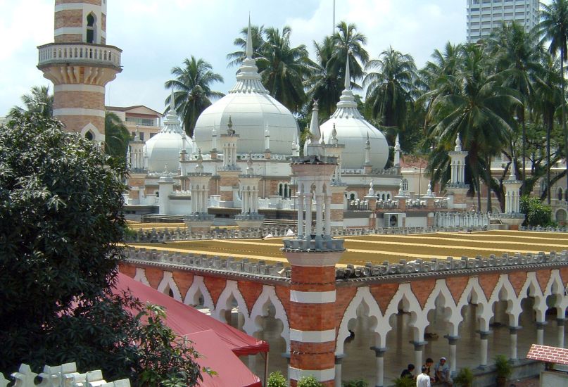 Masjid Jame, the Friday Mosque, in Kuala Lumpur