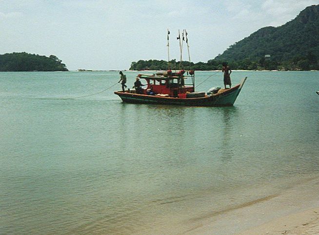 Fishing Boat at Pantai Kok on Pulau Langkawi