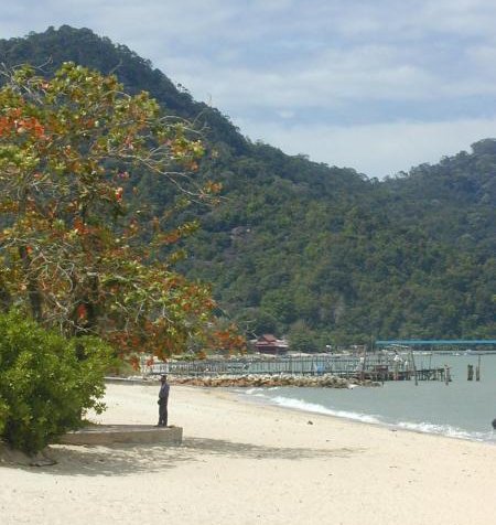 Beach at Mutiara Barau Bay on Pulau Langkawi