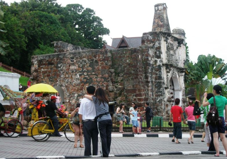 A Famosa Gateway in Malacca