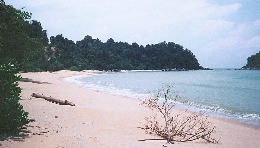 Beach at Teluk Nipah on Pulau Pangkor