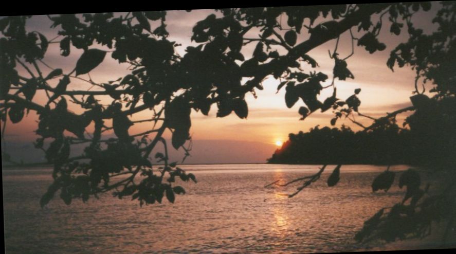 Sunset at Pasir Bogak on Pulau Pangkor off West Coast of Peninsular Malaysia
