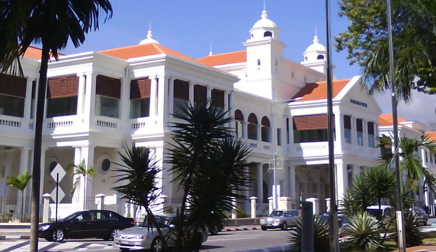 High Court Building in Georgetown on Pulau Penang