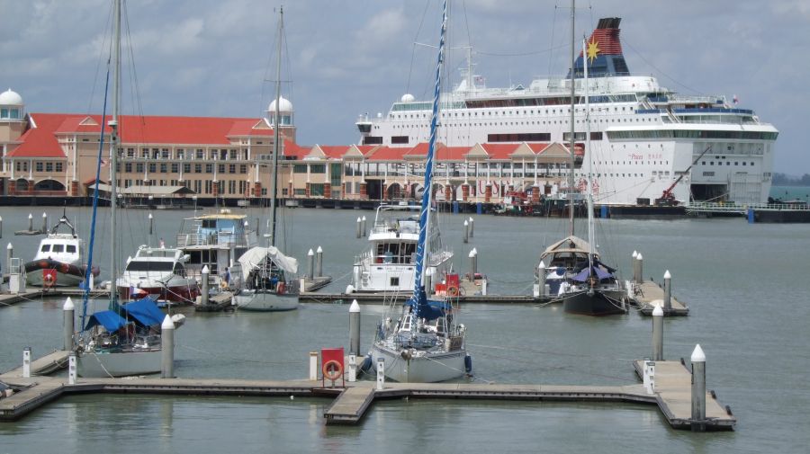 Marina and Port at Georgetown on Penang