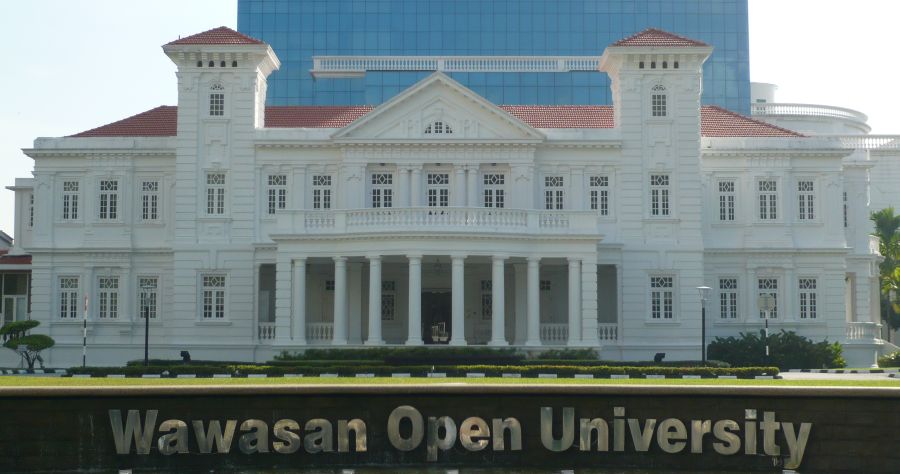 Wawasan Open University Building in Georgetown on Pulau Penang