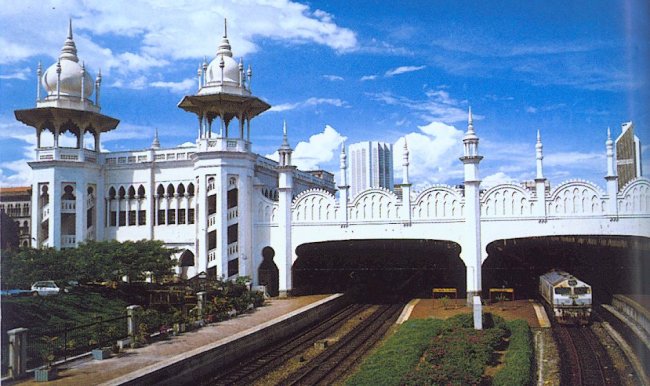 The Railway Station in Kuala Lumpur